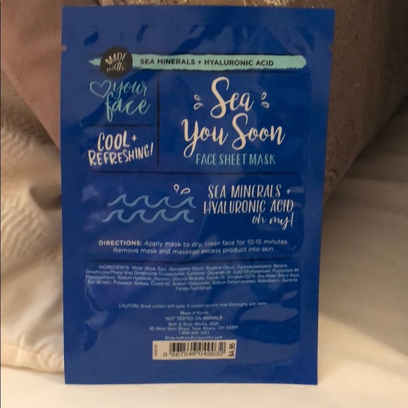 Sold on eBay 🎉 Get both of the B&Body Sheet Masks - Picture 2 of 3